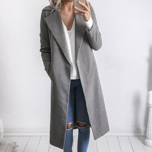 🍁🍂🍃Autumn Coat GRAY🍁🍂🍃NWT. 💙(OBO)💙 - Picture 3 of 4